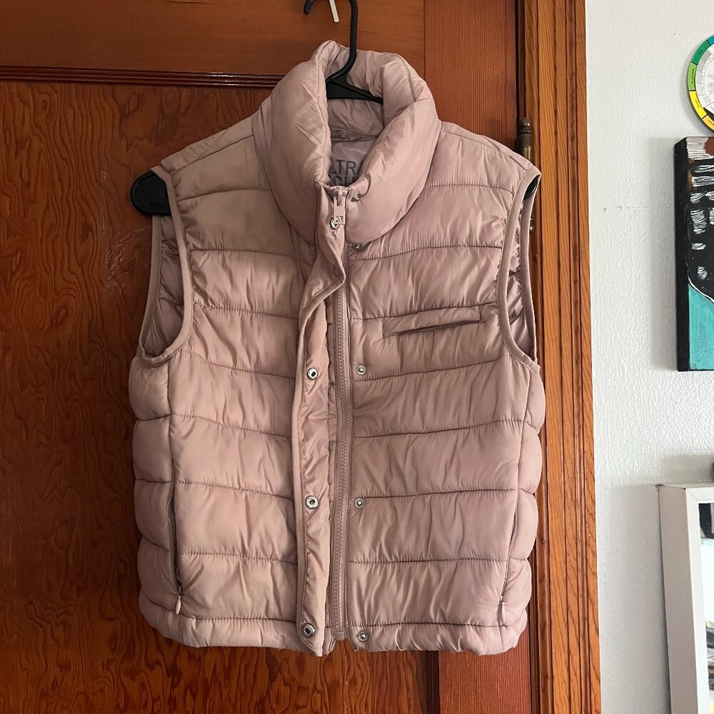 Love Tree Ultra Light Packable Puffer Vest | Women’s Medium | Blush Pink